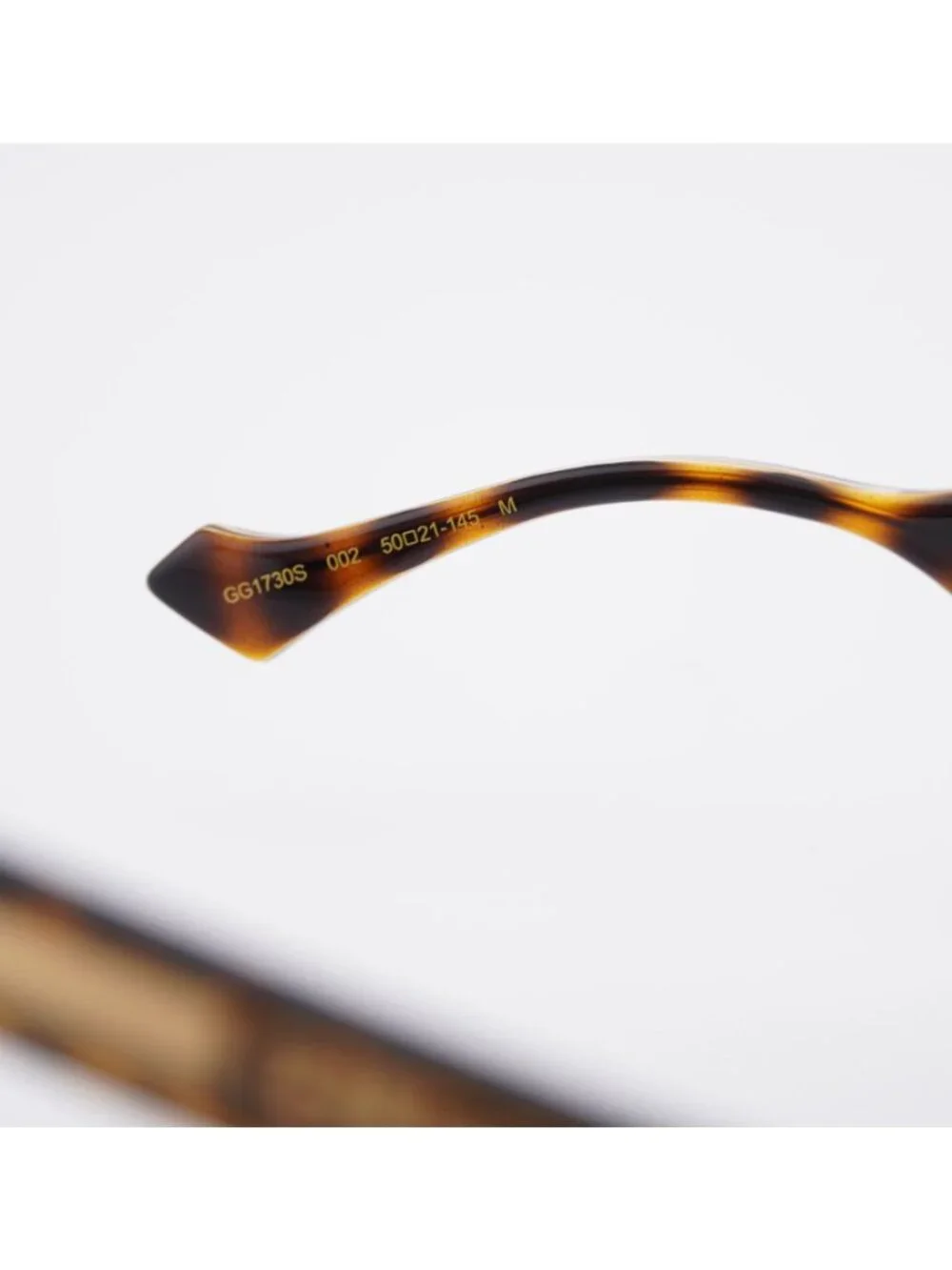 Gucci GG1730S 002 Sunglasses Havana Square Frame, Brown Lenses